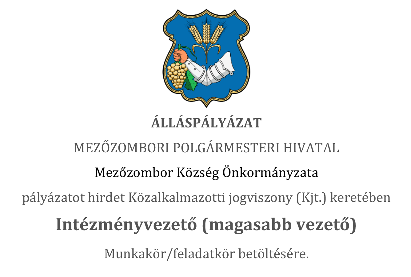 Álláshírdetés